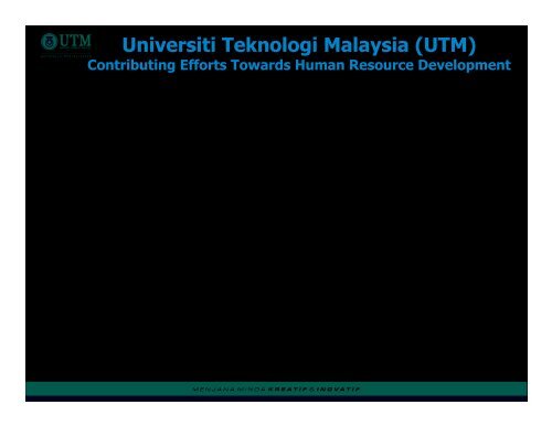 Universiti Teknologi Malaysia (UTM) - Global Spatial Data ...