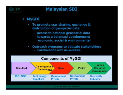 Universiti Teknologi Malaysia (UTM) - Global Spatial Data ...