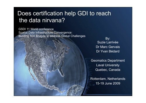 Does certification help GDI to reach the data nirvana?