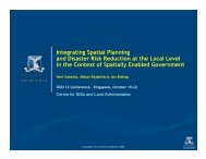 Integrating Spatial Planning and Disaster Risk Reduction at the ...