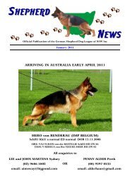 Shepherd News 2 - German Shepherd Dog League NSW Inc.