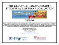 the delaware valley minority student achievement consortium