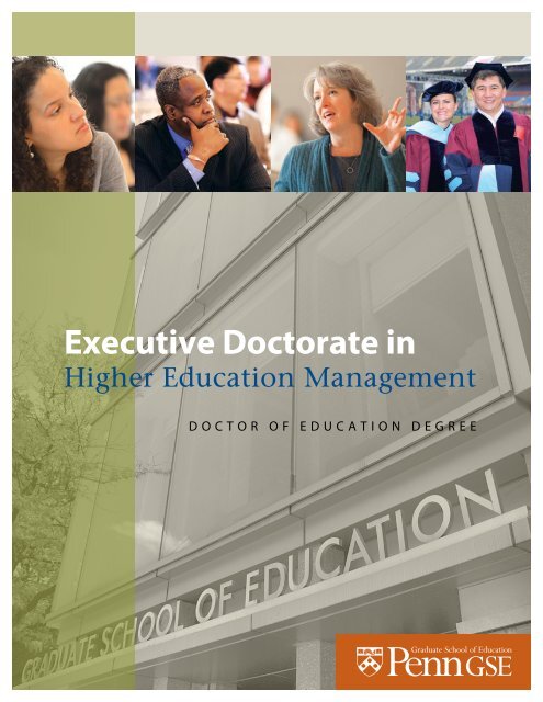 The Executive Doctorate in - Penn GSE - University of Pennsylvania