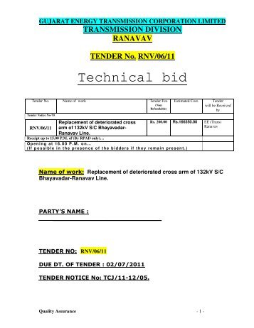 RNV - Gujarat Electricity Board