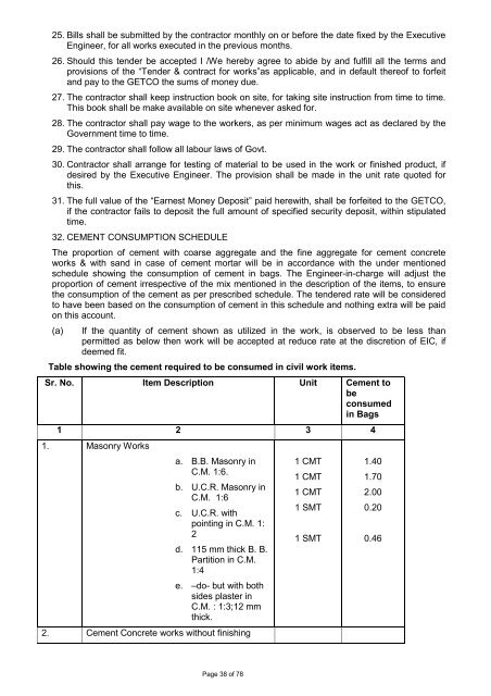 Tender Notice No: . VRTD/09/2013. - Gujarat Electricity Board