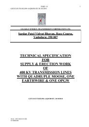 Technical bid-Part-II supply & erection of 400kV lines wo conductor