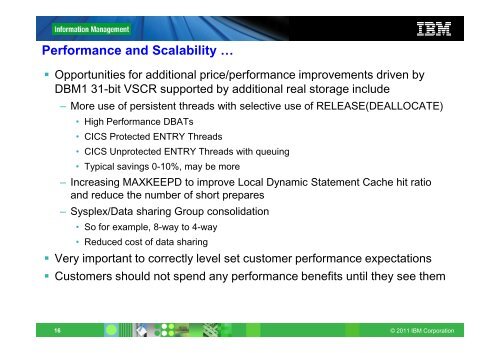 IBM DB2 10 Migration Planning and Very Early ... - GSE Belux