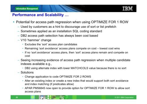 IBM DB2 10 Migration Planning and Very Early ... - GSE Belux