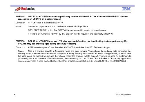 IBM DB2 10 Migration Planning and Very Early ... - GSE Belux