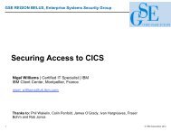 2012_12_14 Securing Access to CICS.pdf - GSE Belux