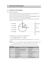 2 Mechanische Schwingungen