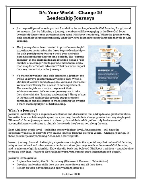 An Overview of the Leadership Journeys