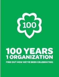 100 Years, 1 Organization - Girl Scouts of Eastern Pennsylvania