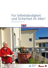 weitere Informationen zum Betreuten Wohnen ... - GSG Oldenburg