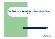 Sea Port Security and Surveillance Case Study Italy - GSG ...