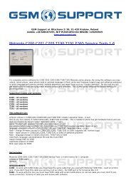 Motorola C200 C201 C205 T190 T191 E365 ... - GSM-Suport.net