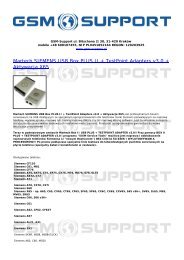 Martech SIEMENS USB Box PLUS II + TestPoint ... - GSM-Support