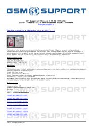Philips Service Software by DELOK v1.2 - GSM-Support