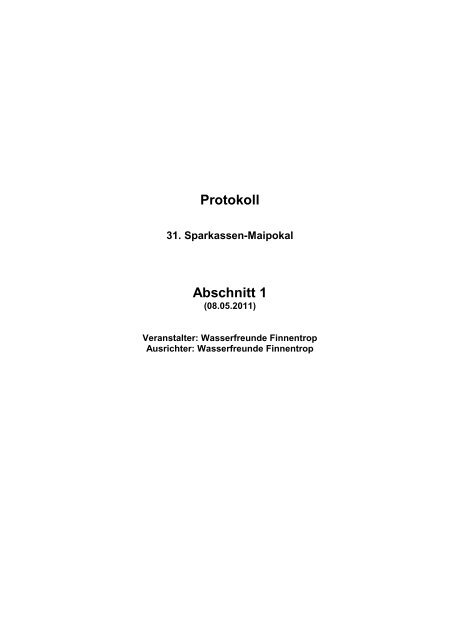 WK-Pro Protokoll - SSV Meschede