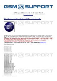 BlackBerry remote unlock by IMEI - new security