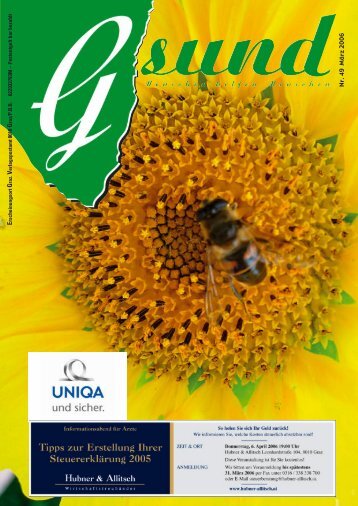 PDF-Ausgabe - G´sund Online