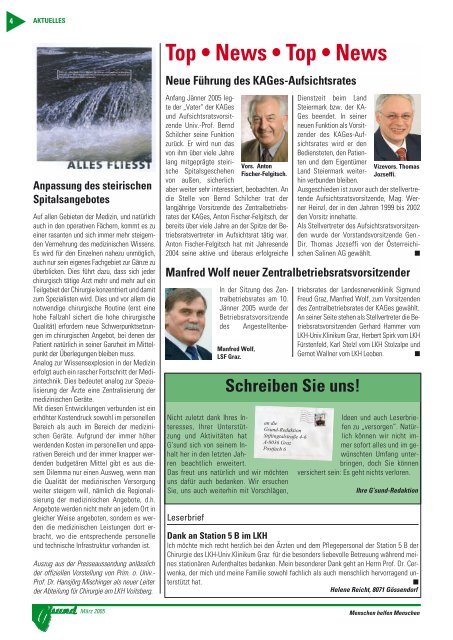 PDF-Ausgabe - G´sund Online