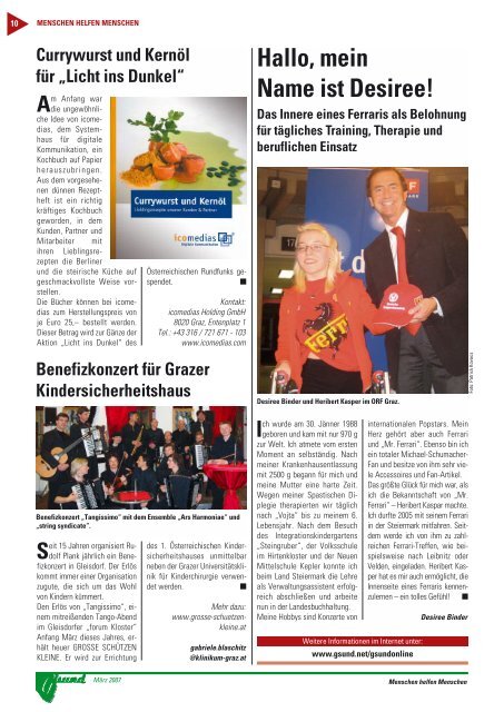 PDF-Ausgabe - G´sund Online