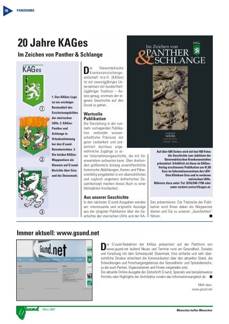 PDF-Ausgabe - G´sund Online