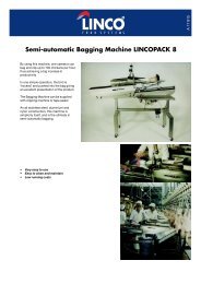 Semi-automatic Bagging Machine LINCOPACK 8 - Baader