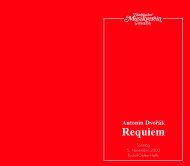 Requiem - Städtischer Musikverein Gütersloh eV
