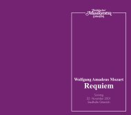 Requiem - Städtischer Musikverein Gütersloh eV