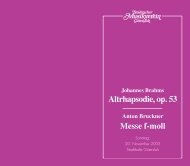 Altrhapsodie, op. 53 - Städtischer Musikverein Gütersloh eV