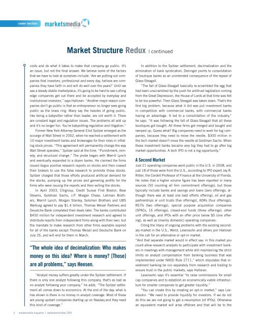 Market Structure Redux - Grant Thornton LLP