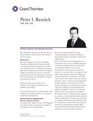 Peter I. Resnick - Grant Thornton LLP