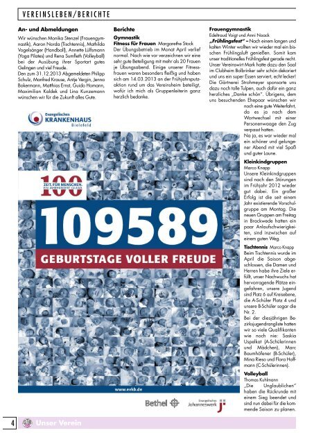 Ausgabe Mai/Juni 2013 - Gadderbaumer Turnverein v. 1878 eV ...