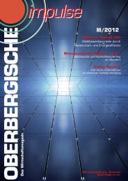Oberbergische Impulse III/2012 - und TechnologieCentrum ...
