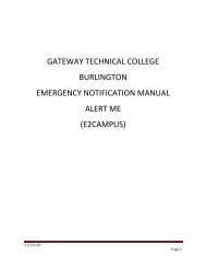 Mass Notification-Burlington - Gateway Technical College