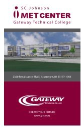 iMET facility & capabilities - Gateway Technical College