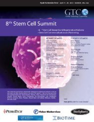 Stem Cell Research & Regenerative Medicine - GTCbio