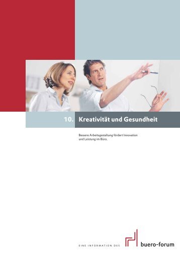 Kreativität und Gesundheit 10. - buero-forum.de