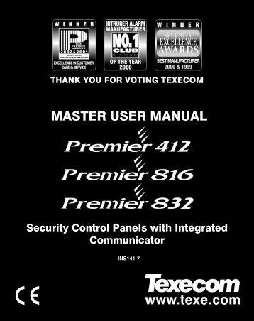 MASTER USER MANUAL - ADT Security