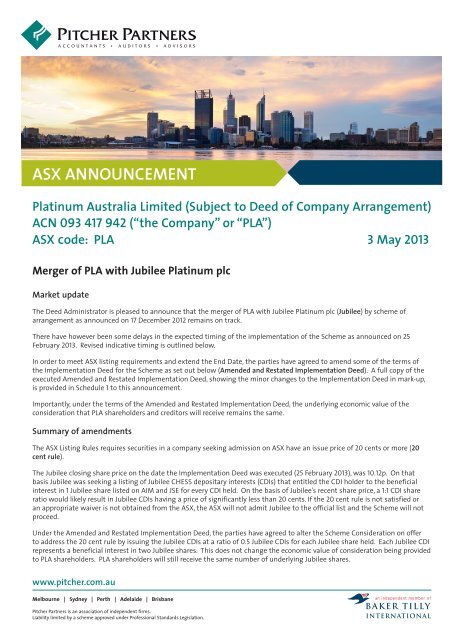 ASX ANNOUNCEMENT