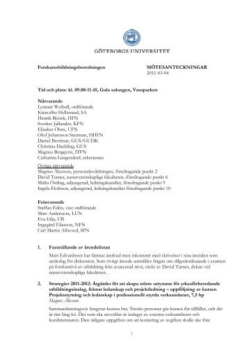2011-03-04 - Göteborgs universitet