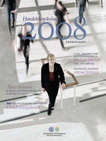 årsmagasin Handelshögskolan - Göteborgs universitet