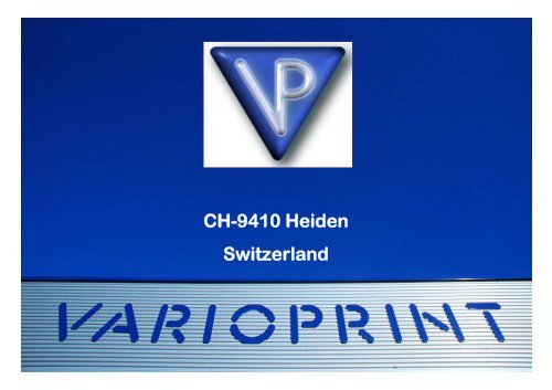 CH-9410 Heiden Switzerland