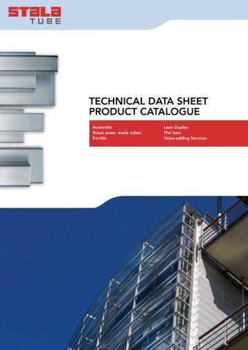 TECHNICAL DATA SHEET PRODUCT CATALOGUE - Gual Steel