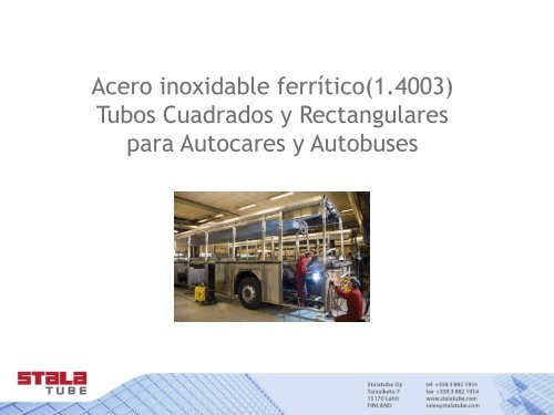 Acero inoxidable ferrítico(1.4003) Tubos Cuadrados y ...