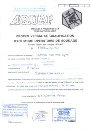 PROCÈS VERBAL DE QUALIFICATION D'UN MODE ... - Gual Steel