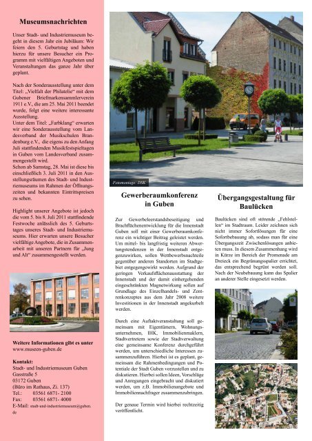 7. Ausgabe Juni/Juli 2011 - Guben