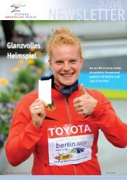 Newsletter Sporthilfe Hessen - Gudensberger Schwimm ...